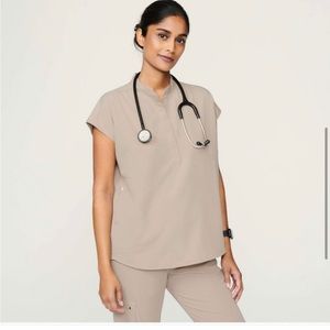 Wear Figs Rafaela Top Latte Size S NWT